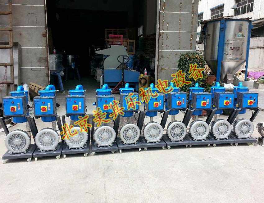 江苏客户使用高压风机配套上料机