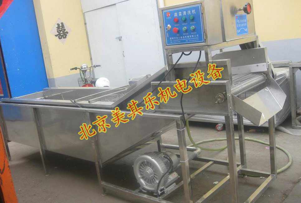 2GH510/1.6kw高压鼓风机用于蔬菜清洗机配套现场图