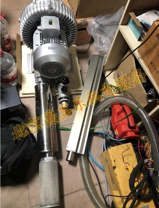 吹瓶机吹干风机，配置风刀使用